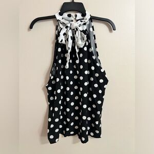 SHEIN Prive’ polka dot top